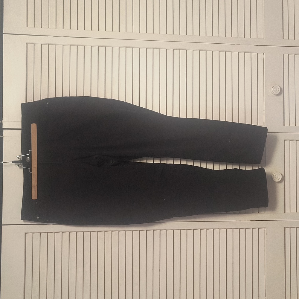 14 wide black jean